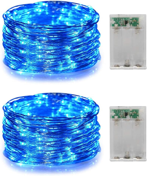 2 Pack Battery Operated Mini Led String Lights,Indoor Fairy Lights with Timer