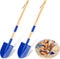 2 Pack Beach Shovels for Kids, 27.2" Long Detachable Kids Shovel with