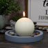 Ball Candles, 4 Inch, Pale Ivory
