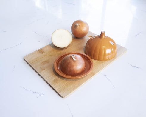 Plastic Fresh Onion Storage Pod - 1 EA, Brown