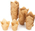 GOLDEN APPLE 200 Pcs Tulip Cupcake Liner Baking Cups for Weddings, Birthdays, Baby Showers (Medium, Natural)