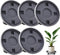 Tulpeed Rolling Plant Stand with Wheels 5 Pack 12 Inch Plant Caddy with