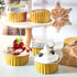 DEAYOU 100-Pack Aluminum Foil Baking Cups with Lids, 5oz Disposable Muffin Cupcake Ramekins