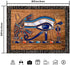 Ine Ive Egyptian Horus Eye Tapestry, Ancient Egyptian Gods Pharaohs Hieroglyphic Tapestries, 80x60inch for Decoration
