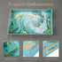 15.6" 10.2" Zosenley Decorative Tray, Marbling Plastic Tray with Handles, Rectangular Vanity Tray and Serving Tray