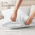 Set of 4 King Size Pillow Protectors with Zipper, 100% Resistant to Stains, Dust & Dirt, Washable Covers