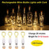 Ceepko USB Bottle Lights Rechargeable, Copper Wire Waterproof Fairy Cork String Lights for Party Halloween Christmas
