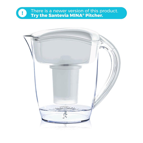 Santevia Water Filter Pitcher Replacement Filter, Single, Compatible with Classic Pitchers, Alkaline