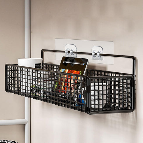4 Pack Strong Shower Caddy Adhesive Hooks, Waterproof No Drilling Hanging Hooks for Bathroom Storage (Double Hook,