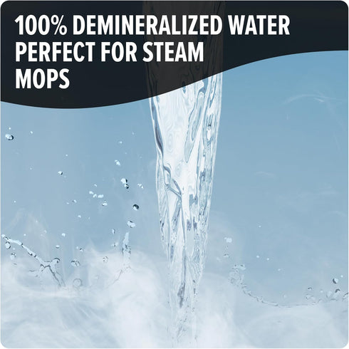 32 oz., Dirt Devil Steam Water Hard Floor Cleaner, Spring Meadow Scent, Natural Hard Floor Demineralized Water Cleaner