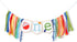 1st Ofishally One Ribbons High Chair Banner - Big One Birthday epidemics Decor, First Smash Baby Showers, Under the Sea