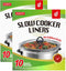 Large Disposable Slow Cooker Liners Cooking Bags, Fit 4QT to 8.5QT Oval & Round Pots (20 BAGS)