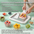 2 Frozen Rolled Ice Cream Maker Kit, DIY Ice Cream Roll Tray with Scrapers, No Electricity Required, Stainless Steel