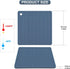 Trivets for Hot Pots and Pans, Decorative Silicone Hot Pads for Kitchen Counter, 4 pcs Square
