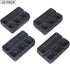 Set of 32 Interlocking Desk Drawer Organizer Tray Dividers, Plastic Storage Bins for Kitchen, Bathroom, Office