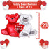 KatchOn Big Teddy Bear Balloons Set, 40 Inch, Pack of 13, I Love You Balloons for Engagement