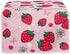 Daisy Strawberry Print Toaster Cover, Kitchen Small Appliance Cover, Pink, Machine Washable, Fingerprint Protection