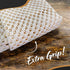 Nevlers Non Slip 3'x5' Rug Pads, White PVC Foam Rug Gripper for Hardwood Floors, Indoor/Outdoor Anti Skid