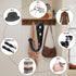 Wall Hooks for Hanging, 40 Pack Black Small Coat Hooks with 80 Screws, Heavy Duty Single Prong Hooks for Keys