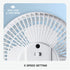 Hurricane Classic 6 Inch Clip Fan - 2 Speed Portable Mini Desk Fan with Adjustable Tilt for Home and Travel