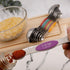 Magnetic Measuring Spoons Set of 5, Stainless Steel Dual Sided Stackable Teaspoon for Measuring Ingredients