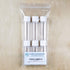Chica and Jo 2oz Clear Plastic Empty Squeeze Bottles with Flip Cap, Set of 6, TSA Travel Size, Made in the USA