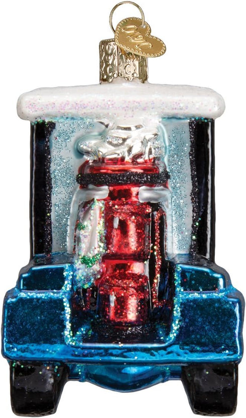 Old World Christmas Glass Blown Ornaments for Christmas Tree, Golf Cart Lover Gifts