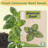 Herblink 8 Basil Seed Pods Kit Hydroponic - Refill Herb Pod for All Indoor Garden, Grow Pods with Seeds of Genovese