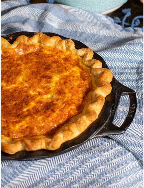 Lodge Cast Iron Pie Pan, 9 Inch for Baking