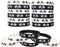 24 Racing Flag Rubber Bracelets, Sports Racing Dirt Bike Baby Shower Birthday Party Supplies, Silicone Wristbands