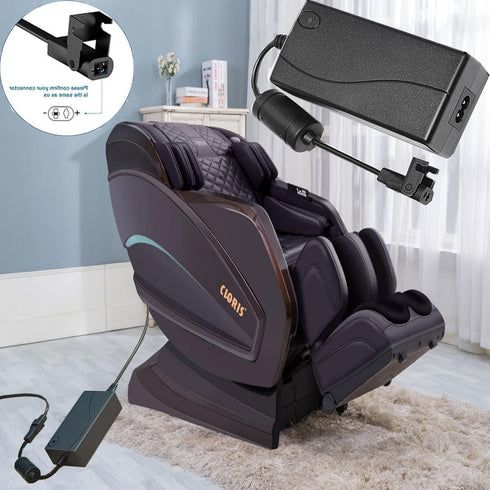 Power Supply for Power Recliner, 2-Pin 29V 2A Universal Adapter with Extension Cord, Compatible with Electric Chairs
