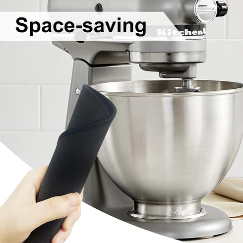 Mixer Slider Mat for KitchenAid - Sliding Mats for 4.5-5qt Stand Mixer, 5PCS DIY Adhesive Teflon Self-Stick Appliance
