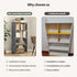 8-Compartment Closets, (Black-8) Storage Rack Tool-Free Assembly, Suitable for bedrooms, and Small Spaces; a Great