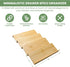 Sweet Living 4 tier spice rack drawer organizer for Kitchen Cabinets | Wooden spice drawer organizer, Space-Saving