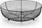 CAXXA Countertop Fruit Bowl, Wire Basket for Fruits, Breads, Vegetables, Snacks, BLACK