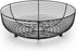 CAXXA Countertop Fruit Bowl, Wire Basket for Fruits, Breads, Vegetables, Snacks, BLACK