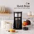 Elite Gourmet EHC-112B Personal Single-Serve Coffee Maker, Includes Stainless Steel Thermal Travel Mug