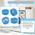 4pcs Washer Water Inlet Valve Filter Screen, Replacement Repair Kit for Washing Machines