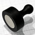 GLASSBOARD STUDIO Powerful Neodymium Magnets, Pawn-Shaped Heavy Duty Fridge and Whiteboard Magnet for Office Kitchen
