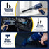 DIFABELLA 2-in-1 Wireless Car Vacuum Cleaner, High Power Cordless Mini Vacuum with LED Lighting