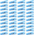 60PCS Baby Shower Clothespin Games, 1.4 inch Plastic Mini Clothes Pins for Party Decorations, DIY Crafts (Blue)