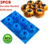 Mini Fluted Tube Cake Pan, 6-Cavity Silicone Mold for Baking, Non Stick Fancy Molds for Fluted Tube Cake
