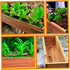 Wood Flower Box Cedar Window Boxes - Tiestos para Exterior Indoor Flower Pots for Outdoor Plants Fence Planter