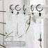 MRTREES Voile Sheer Tier Curtains, Floral Embroidered Kitchen Tiers Rod Pocket, White (2 Panels, 30x36 Inches)