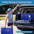 Heavy Duty Extra Large Moving Bags, Cube Storage Tote with Zippers & Strong Carrying Handles for Space Saving,