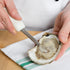 Mercer Culinary Boston Style Oyster Knife, 3 Inch, White Poly Handle