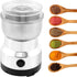 Electric Coffee Grinder, Mini Spice Grinder with 4 Stainless Steel Blades, 300ml Fast Grinding Coffee Mill Grinder, One Button Operation Portable Mill Grinder, Electric Coffee Grinder for Home Kitchen by Generic