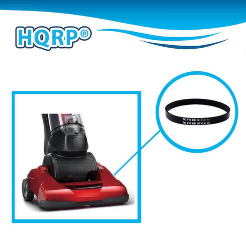 HQRP 2-Pack Vacuum Belt for Dirt Devil Dynamite Extreme Vibe, Replacement for Style 15 Parts