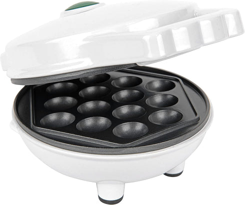 Bubble Mini Waffle Maker - Make Breakfast Special with Tiny Hong Kong Egg Style Design, 4" Individual Waffler Iron, Electric Non Stick Appliance for Ice Cream Treat Desserts, Fun Dorm Room Essential by CucinaPro