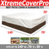 140D 70W 30H 520D 140x70x30 armless 140 70 30 x x UV-proof Waterproof Furniture Patio Cover beige brown two tone